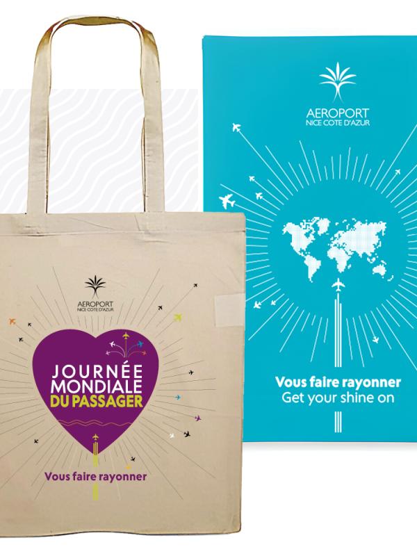 Sac et bloc note